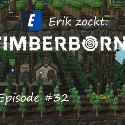 Mehr über den Artikel erfahren #32 Mehr Holz und es geht weiter – Let´s play „Timberborn: Map Fluthänge“ (Experimental) [CC]