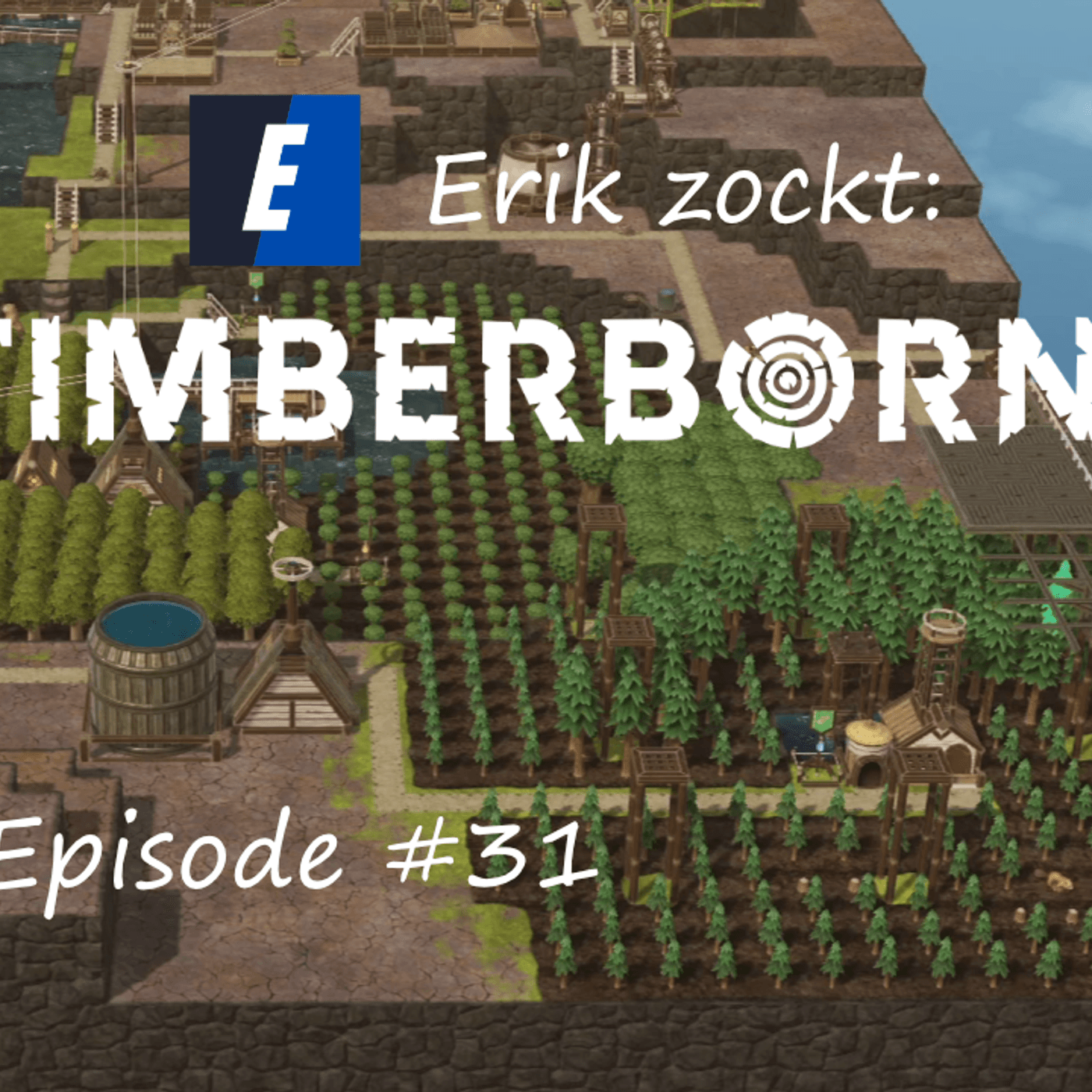 Du betrachtest gerade #31 Etagen für Holz bitteschön – Let´s play „Timberborn: Map Fluthänge“ (Experimental) [CC]